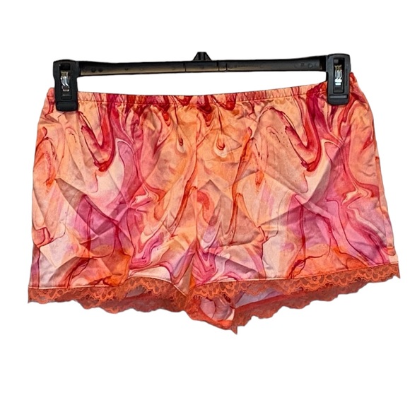 NWT INC International Concepsts 2pc Lace-Trim Cami Shorts Loungewear Pajama Set - Picture 8 of 12